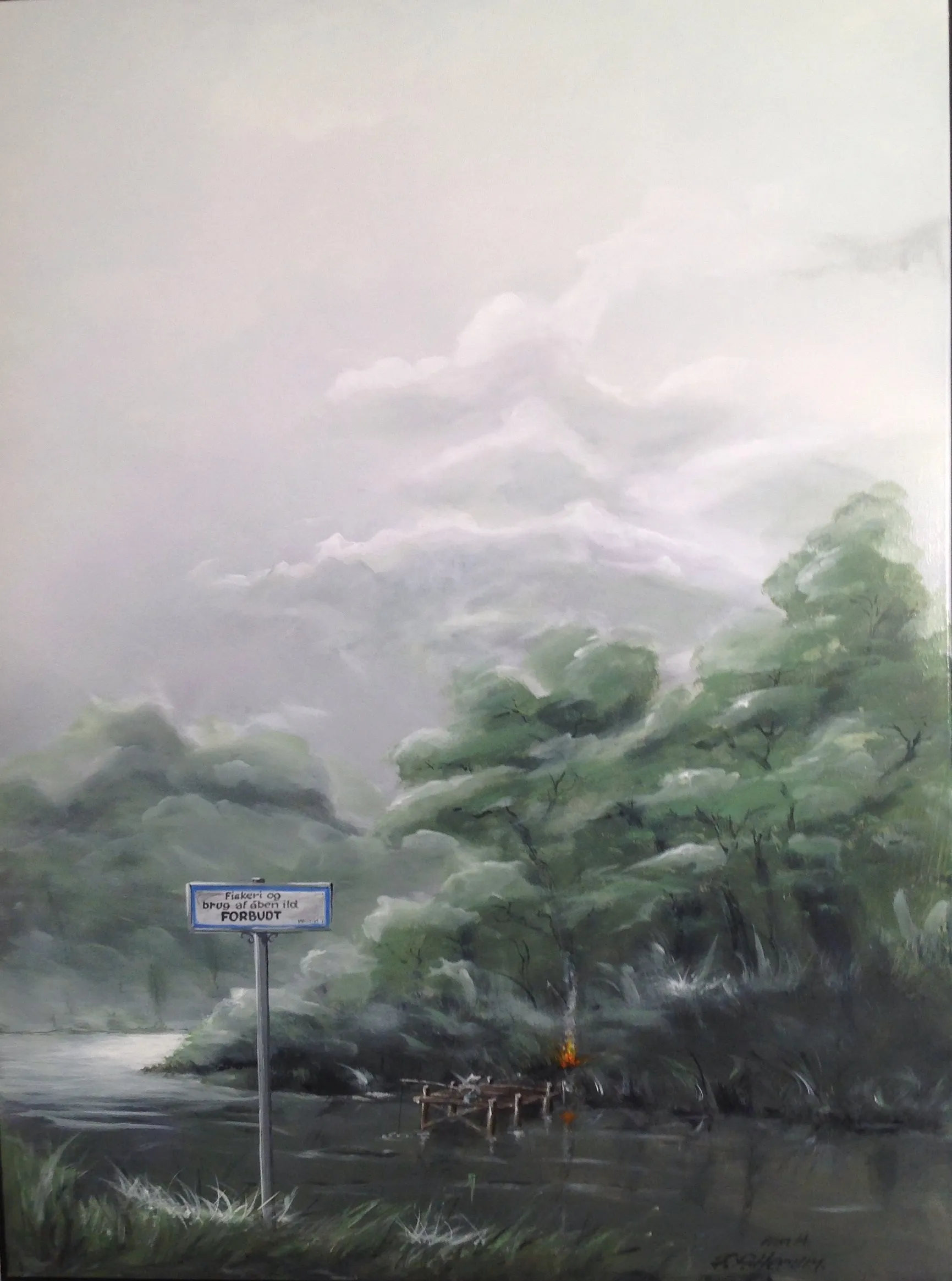 Maleri nr 63 90 cm X 120 cm